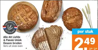 Albert Heijn Alle AH Liefde & Passie Uniek Desem broden aanbieding
