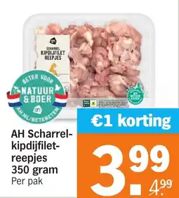 Albert Heijn AH Scharrel kipdijfilet reepjes aanbieding