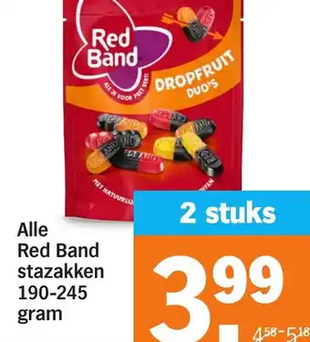 Albert Heijn Alle Red Band stazakken aanbieding