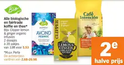 Albert Heijn Alle biologische en fairtrade koffie en thee aanbieding