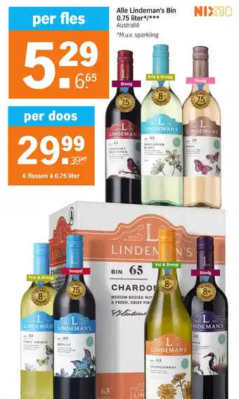 Albert Heijn Alle Lindeman's Bin aanbieding