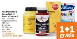 Albert Heijn Alle Davitamon, Lucovitaal en Roter vitamine C aanbieding