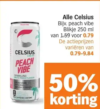 Albert Heijn Alle Celsius aanbieding