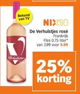 Albert Heijn De Verhulstjes rosé aanbieding