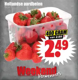 Dirk Hollandse aardbeien aanbieding