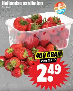 Dirk Hollandse aardbeien aanbieding