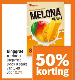 Albert Heijn Binggrae 8 melona aanbieding