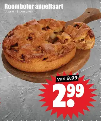 Dirk Roomboter appeltaart aanbieding