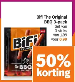 Albert Heijn Bifi The Original BBQ 3 pack aanbieding