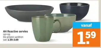 Albert Heijn AH Reactive servies aanbieding