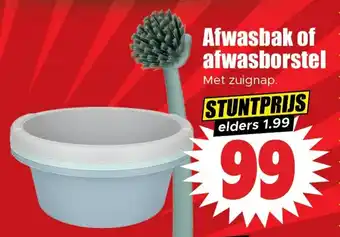 Dirk Afwasbak of afwasborstel aanbieding