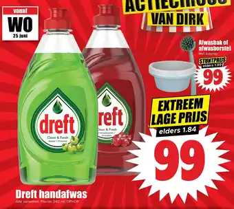 Dirk Dreft handafwas aanbieding