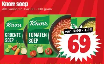 Dirk Knorr soep aanbieding
