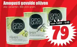 Dirk Amogusti gevulde olijven aanbieding