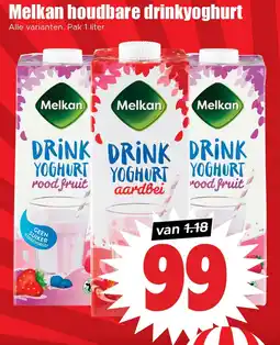 Dirk Melkan houdbare drinkyoghurt aanbieding