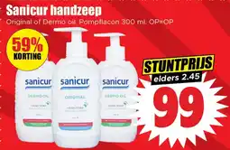 Dirk Sanicur handzeep aanbieding