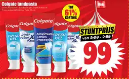 Dirk Colgate tandpasta aanbieding
