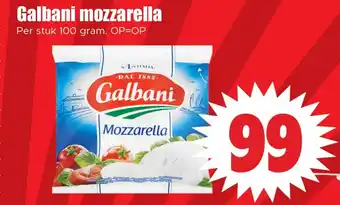 Dirk Galbani mozzarella aanbieding