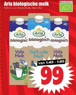 Dirk Arla biologische melk aanbieding