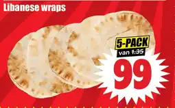 Dirk Libanese wraps aanbieding