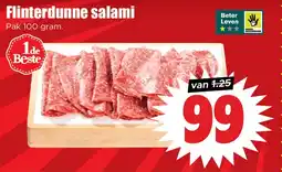 Dirk Flinterdunne salami aanbieding