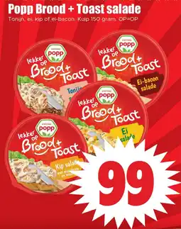 Dirk Popp Brood + Toast salade aanbieding