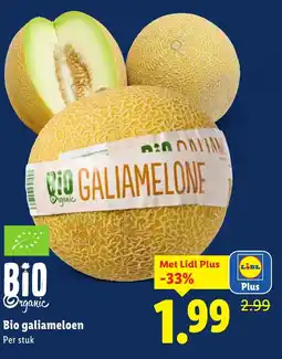 Lidl Bio galiameloen aanbieding