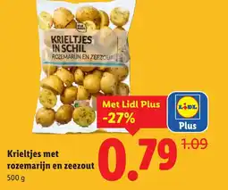 Lidl Krieltjes met rozemarijn en zeezout aanbieding