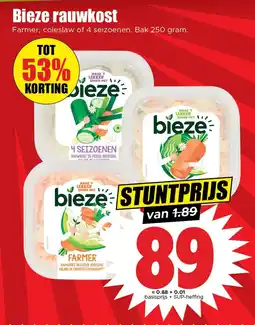 Dirk Bieze rauwkost aanbieding