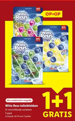 Lidl Witte Reus toiletblokken aanbieding