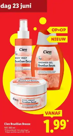 Lidl Cien Brazilian Breeze aanbieding