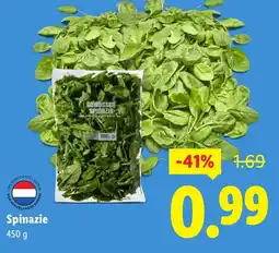 Lidl Spinazie aanbieding