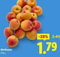 Lidl Abrikozen aanbieding