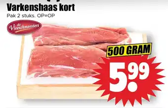 Dirk Varkenshaas kort aanbieding