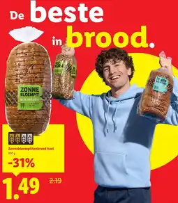 Lidl Zonnebloempittenbrood heel aanbieding