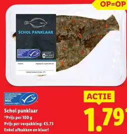Lidl Schol panklaar aanbieding