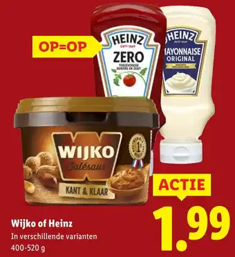 Lidl Wijko of Heinz aanbieding