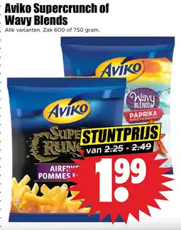 Dirk Aviko supercrunch of wavy blends aanbieding