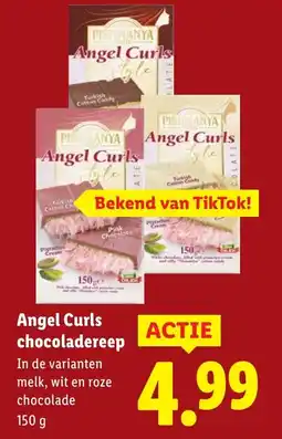 Lidl Angel Curls chocoladereep aanbieding