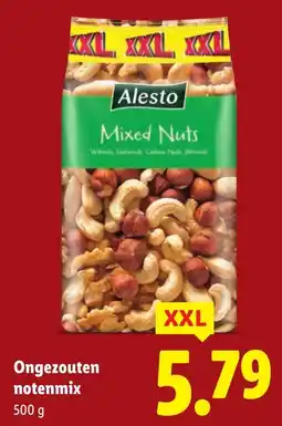 Lidl Ongezouten notenmix aanbieding