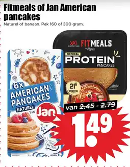 Dirk Fitmeals of jan american pancakes aanbieding