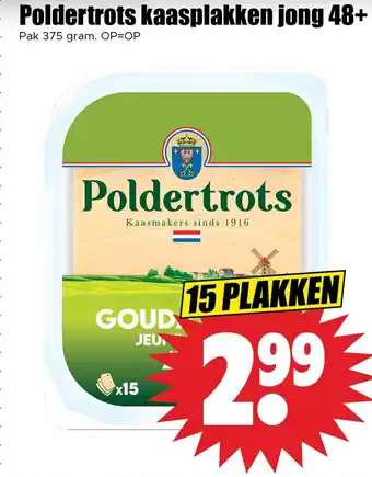 Dirk Poldertrots kaasplakken jong 48+ aanbieding