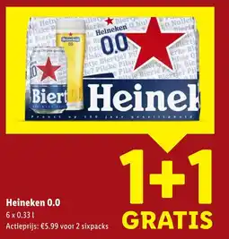 Lidl Heineken 0.0 aanbieding