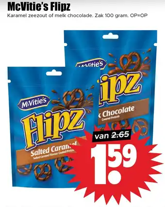Dirk McVitie's Flipz aanbieding