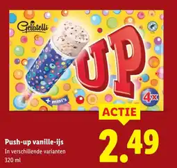 Lidl Push-up vanille-ijs aanbieding