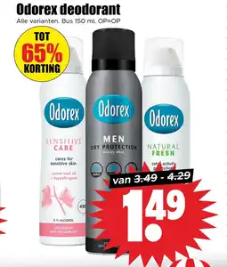 Dirk Odorex deodorant aanbieding