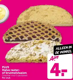 Coop Plus Halve raster- of kruimelvlaaien aanbieding