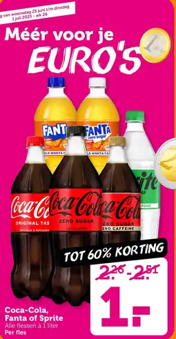 Coop Coca-Cola, Fanta of Sprite aanbieding