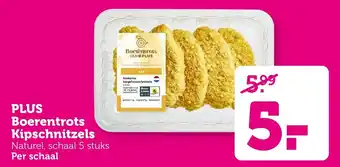 Coop Plus Boerentrots Kipschnitzels aanbieding
