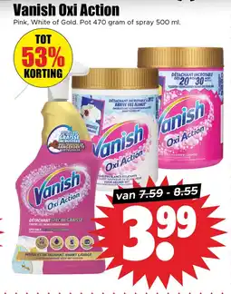 Dirk Vanish oxi action aanbieding